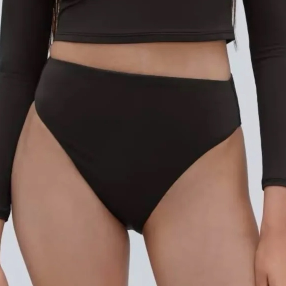 Everlane Swim | Everlane The Renew High Rise Hipster Swim Bottom |